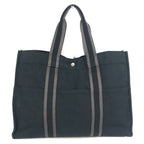 Hermes Shoulder Bag Fourre Tout GM Canvas Black