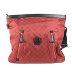 Louis Vuitton Shoulder Bag Sora No Leather Nylon Red