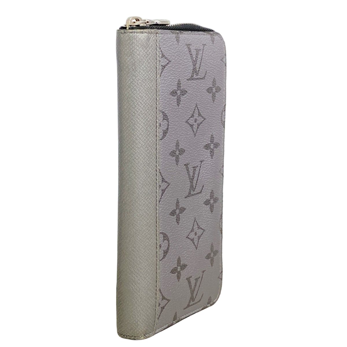 Louis Vuitton Wallet Taigarama Zippy Vertical Silver — view 2