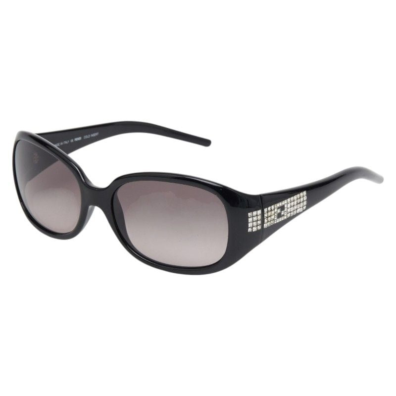 Fendi Logo Black Plastic Shoulder Bag