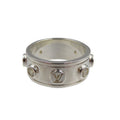 Louis Vuitton Studs M1622 L Silver 925 Ring 1065