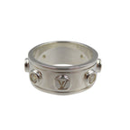 Louis Vuitton Studs M1622 L Silver 925 Ring 1065