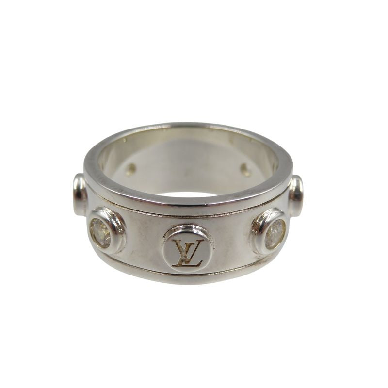 Louis Vuitton Studs M1622 L Silver 925 Ring 1065