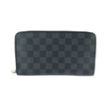 Louis Vuitton Damier Graphite Zippy Organizer Black Silver
