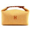 Hermes Brid-a-Brac GM Eau Carre 100% Wool Silver Hardware Serie Button H Logo