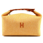 Hermes Brid-a-Brac GM Eau Carre 100% Wool Silver Hardware Serie Button H Logo