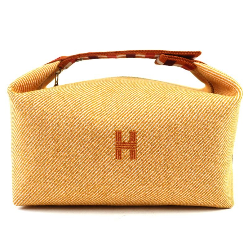 Hermes Brid-a-Brac GM Eau Carre 100% Wool Silver Hardware Serie Button H Logo