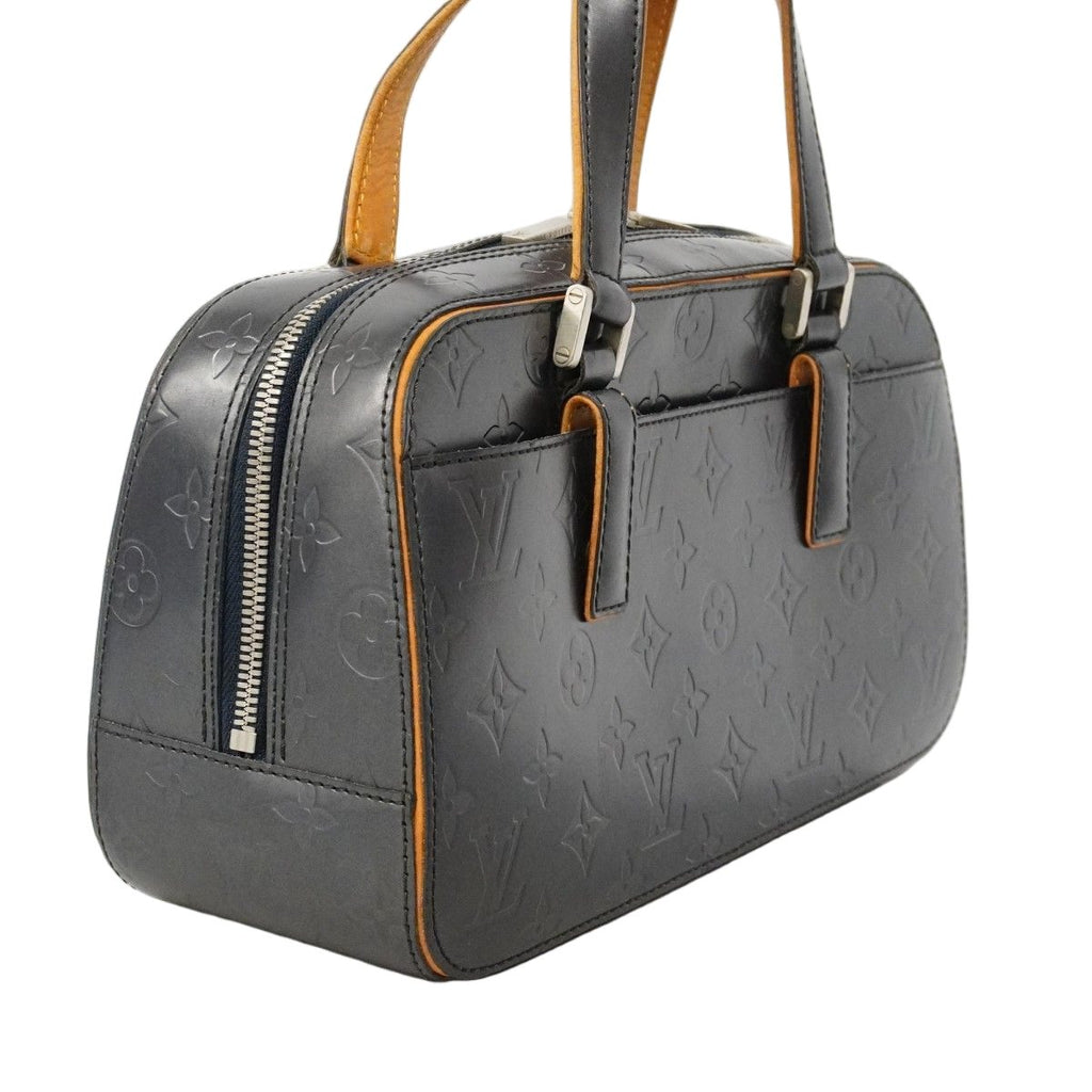 Louis Vuitton Handbag Monogram Matt Shelton Blue — view 2