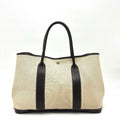 Hermes Tote Garden Party PM Toile Ash Beige