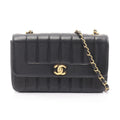 Chanel Shoulder Bag Mademoiselle Black Lambskin
