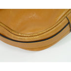 Celine Leather Shoulder Bag Pochette Brown — view 7