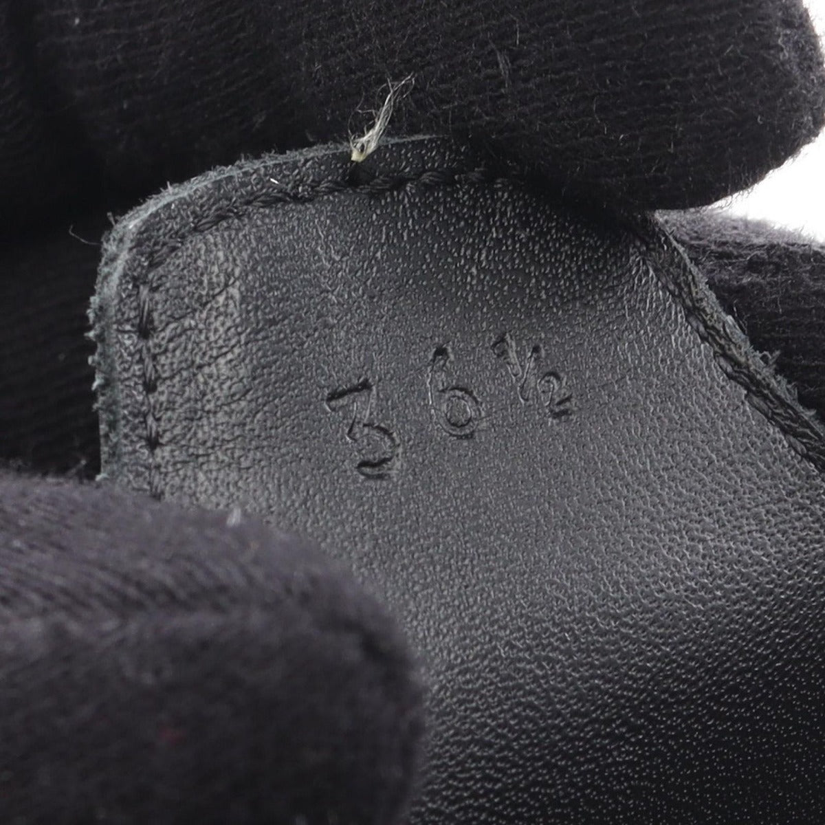 Hermes Dress Shoes Black Leather — view 6