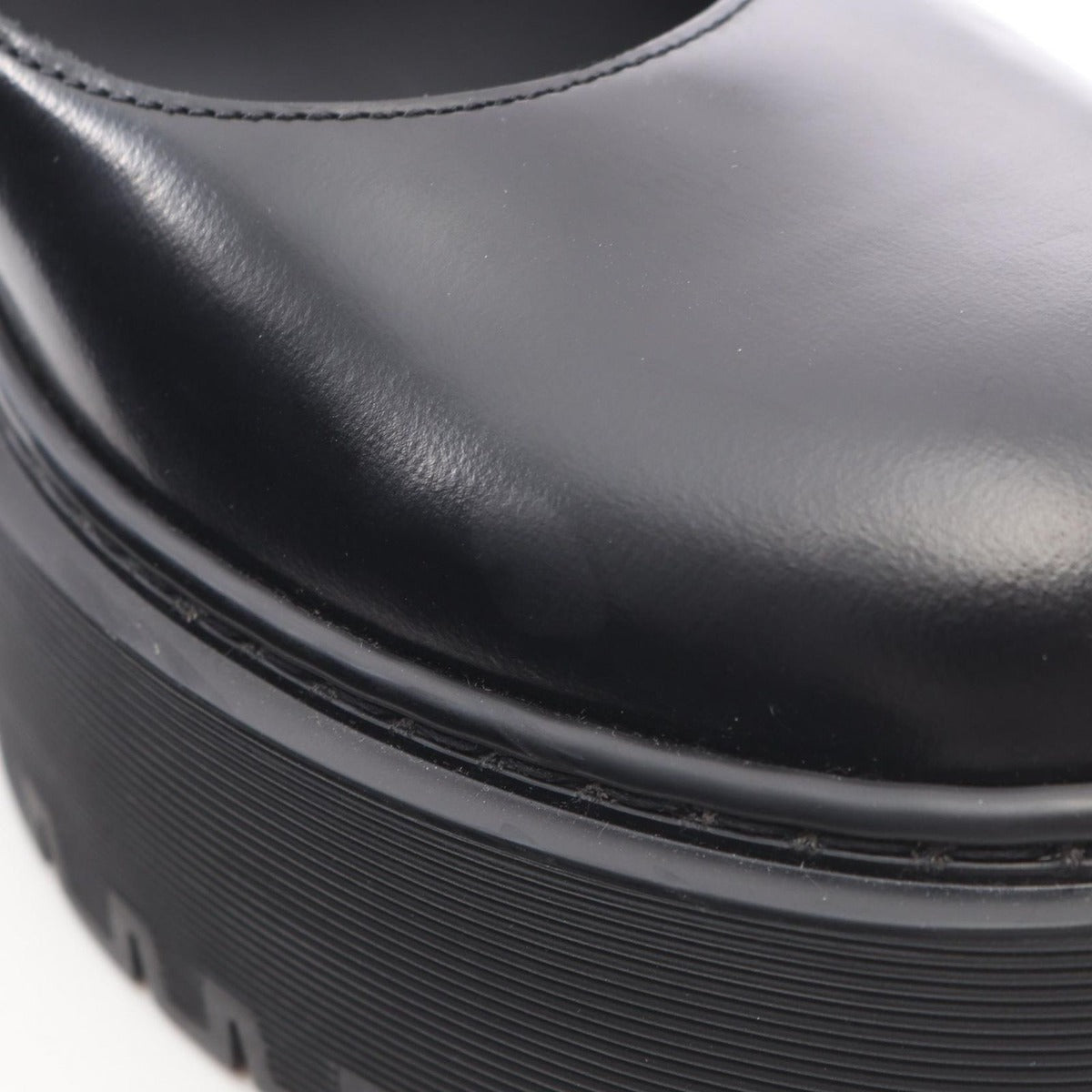 Hermes Dress Shoes Black Leather — view 7