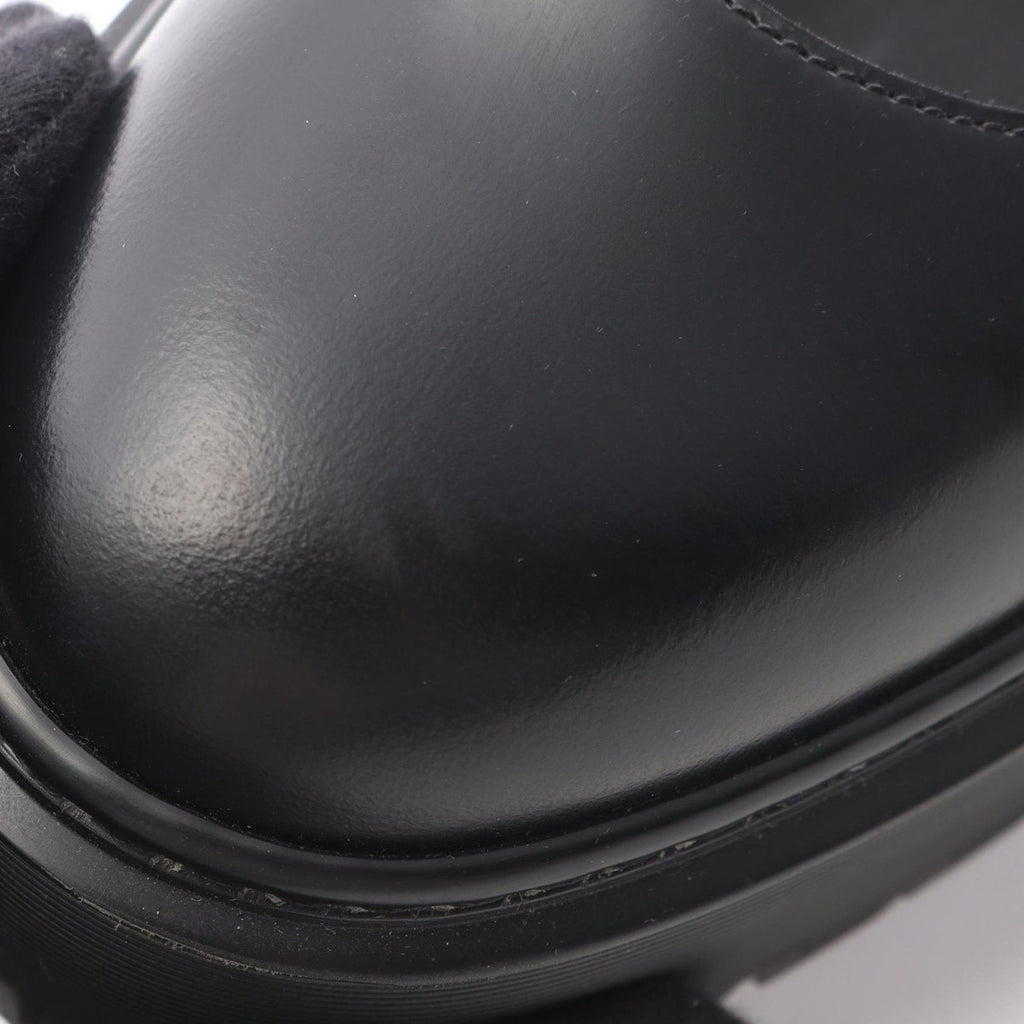 Hermes Dress Shoes Black Leather — view 8