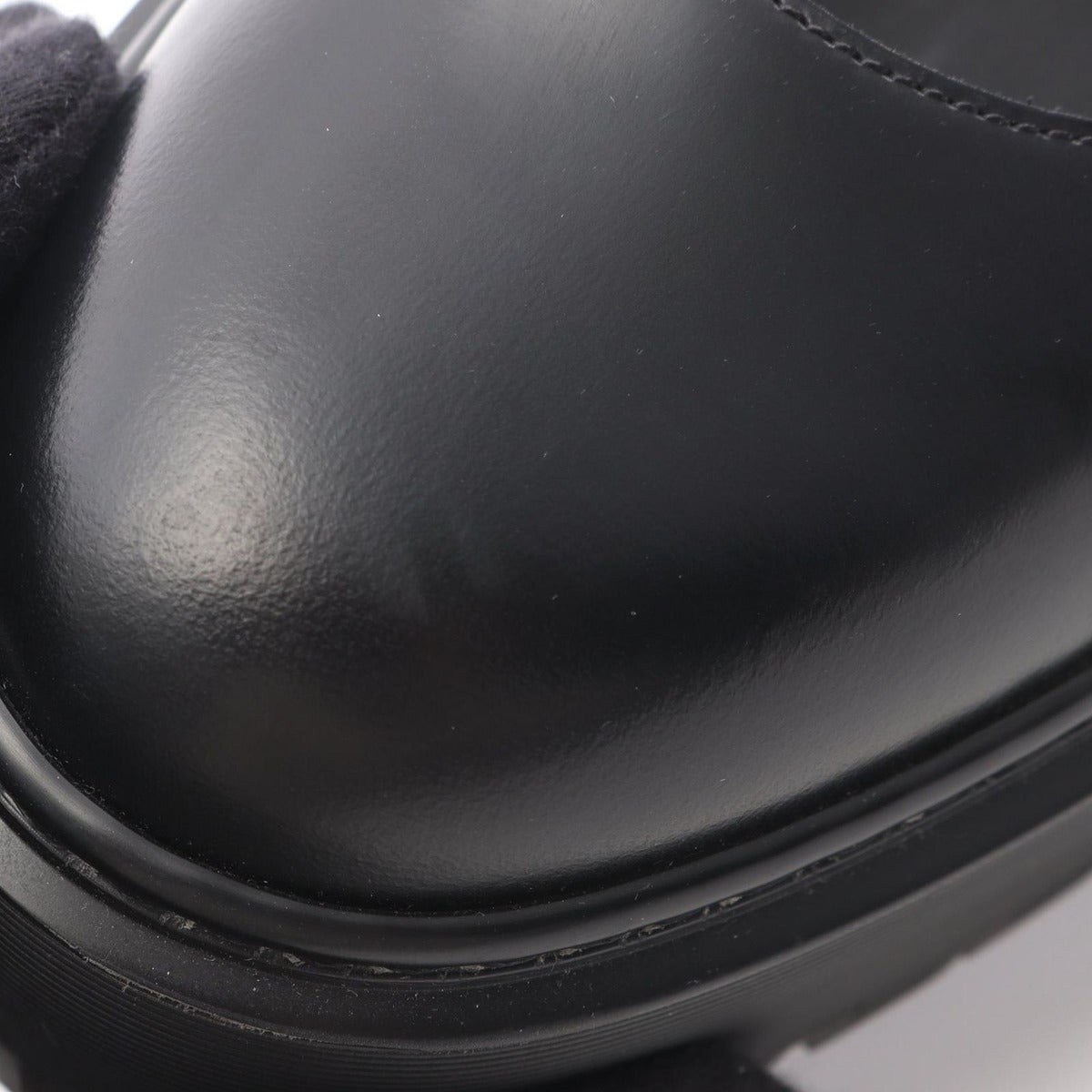 Hermes Dress Shoes Black Leather — view 8