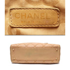 Chanel Handbag Gold Lambskin Wild Stitch — view 4