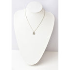 Chanel Coco Mark CC Rhinestone Silver White — view 2
