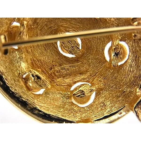 Christian Dior Tortoise Motif Pin Brooch Badge Accessories — view 4