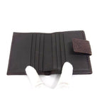 Gucci Bifold Wallet Guccissima 1147 Brown Leather Gold Hardware — view 3