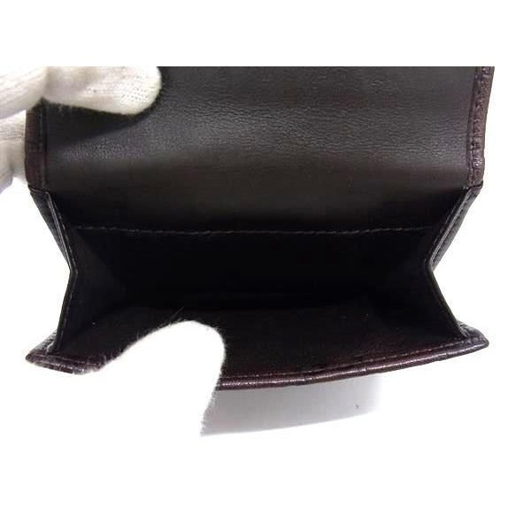 Gucci Bifold Wallet Guccissima 1147 Brown Leather Gold Hardware — view 5