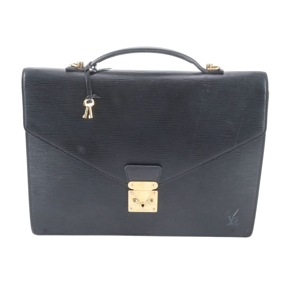Louis Vuitton Epi Porte Document Man Bandouliere Leather Business Bag