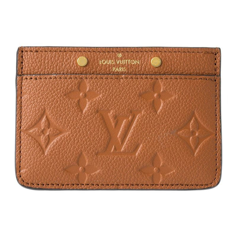 Louis Vuitton Card Case Holdere Surple Cognac — view 2