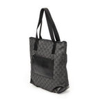 Gucci Vertical Black GG Denim Canvas Messenger Bag — view 2