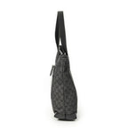 Gucci Vertical Black GG Denim Canvas Messenger Bag — view 3