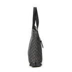 Gucci Vertical Black GG Denim Canvas Messenger Bag — view 4