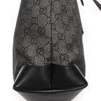 Gucci Vertical Black GG Denim Canvas Messenger Bag — view 7