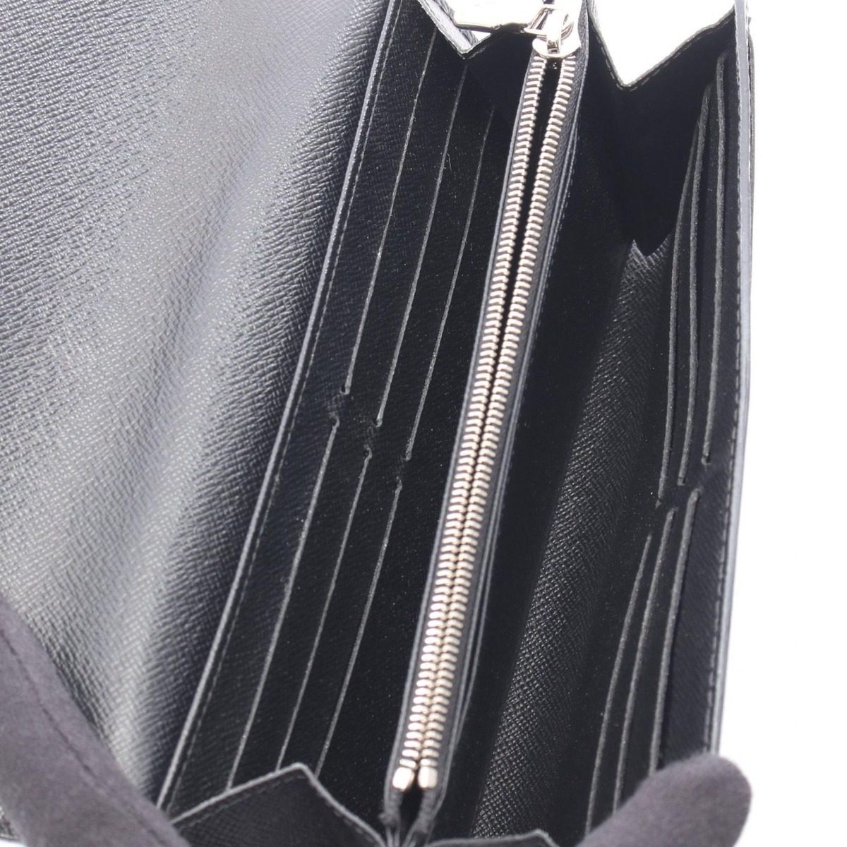 Louis Vuitton Bifold Wallet Portefeuille Sarah Noir Leather — view 3
