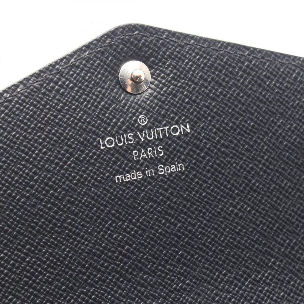 Louis Vuitton Bifold Wallet Portefeuille Sarah Noir Leather — view 5