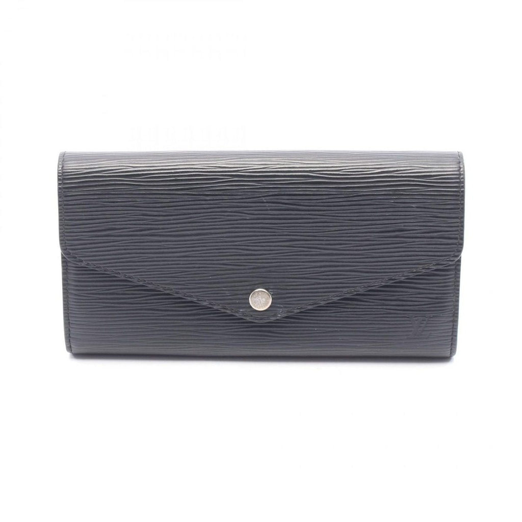 Louis Vuitton Bifold Wallet Portefeuille Sarah Noir Leather