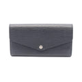 Louis Vuitton Bifold Wallet Portefeuille Sarah Noir Leather