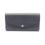 Louis Vuitton Bifold Wallet Portefeuille Sarah Noir Leather