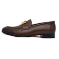 Hermes Moccasins Paris Loafers Brown Gradient Gold Hardware Size 42 1 2