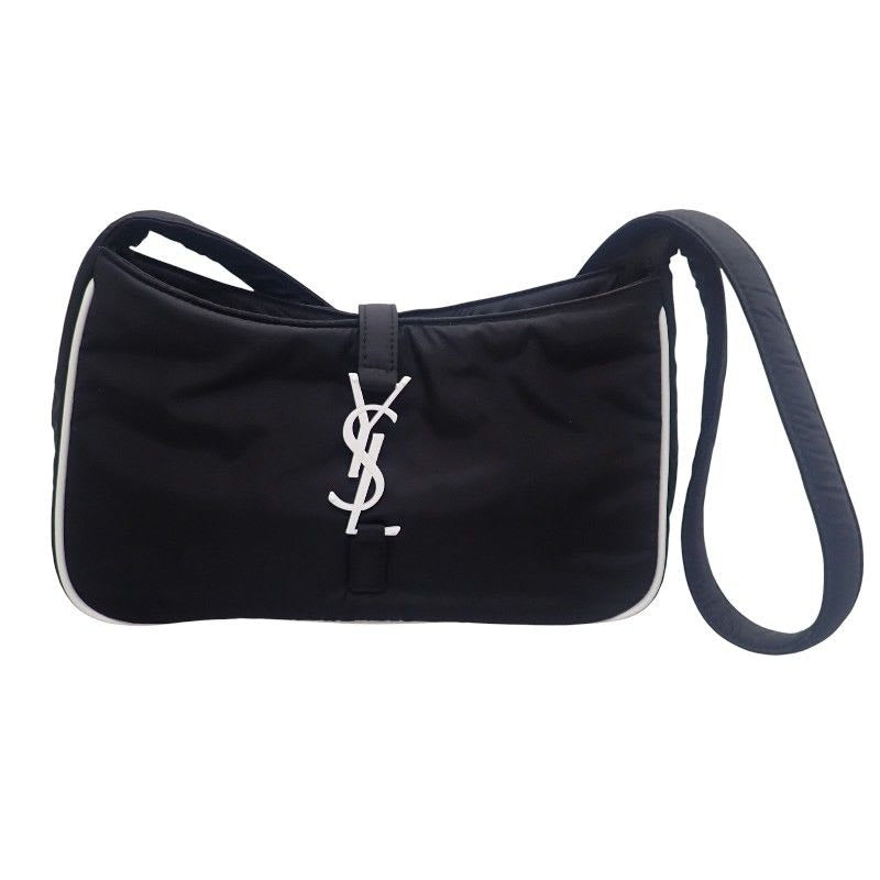 Saint Laurent LE 5 A7 Crossbody Fabi1 Shoulder Bag Nylon Black — view 2