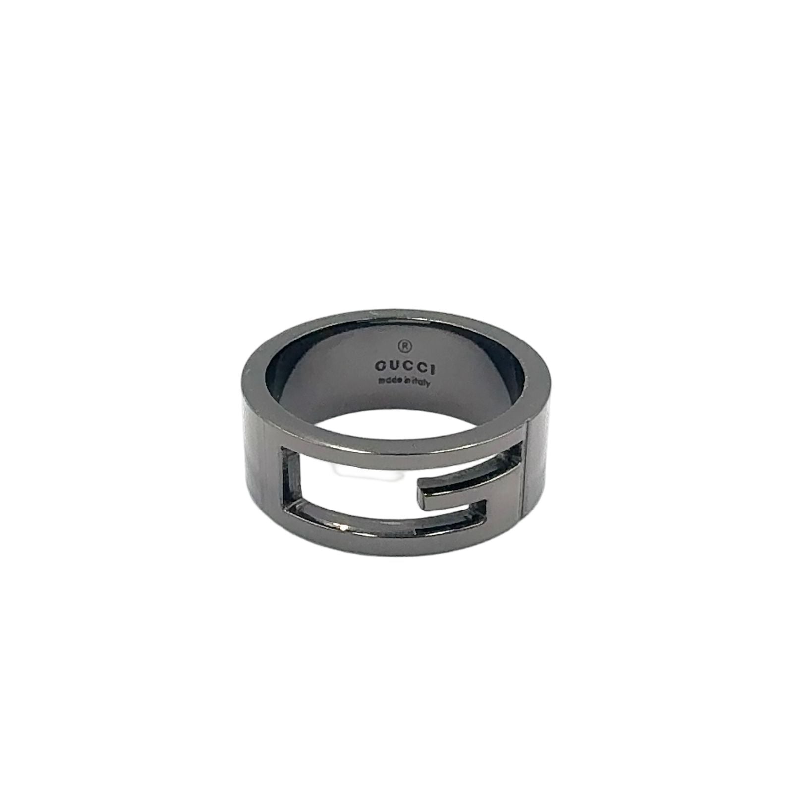 Gucci Cutout Black Ring