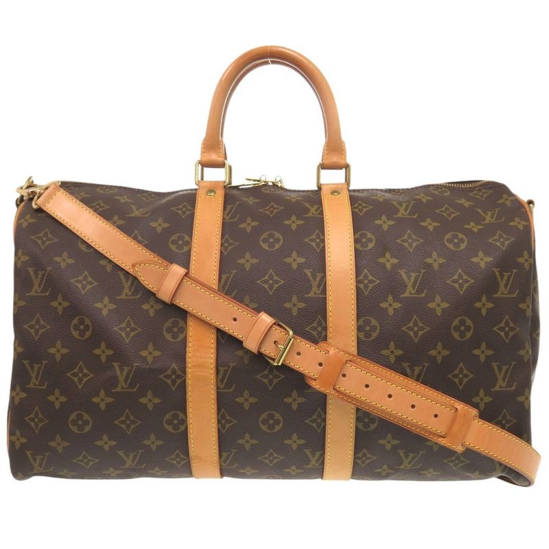 Louis Vuitton Keepall Bandouliere 45 Monogram Boston Bag 1202