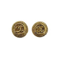 Chanel Vintage Large Coco Mark Earrings