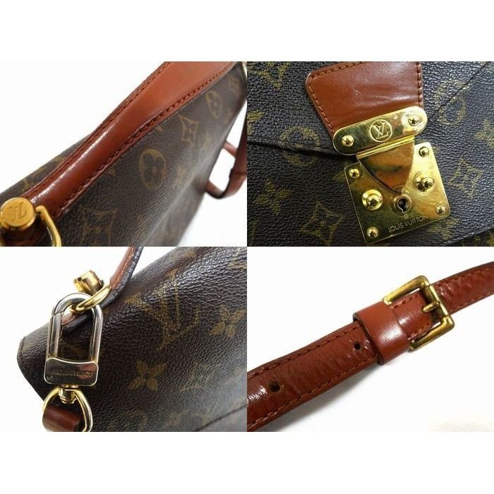 Louis Vuitton Monceau 2-Way Monogram Leather Shoulder Bag 8C — view 3