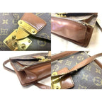 Louis Vuitton Monceau 2-Way Monogram Leather Shoulder Bag 8C — view 6