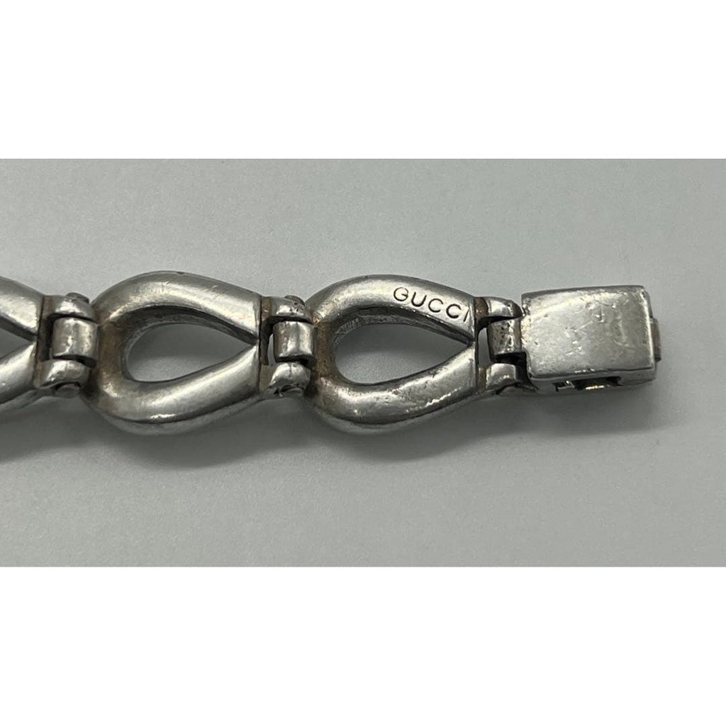 Gucci Horsebit Chain Bracelet SV 925 Vintage — view 6