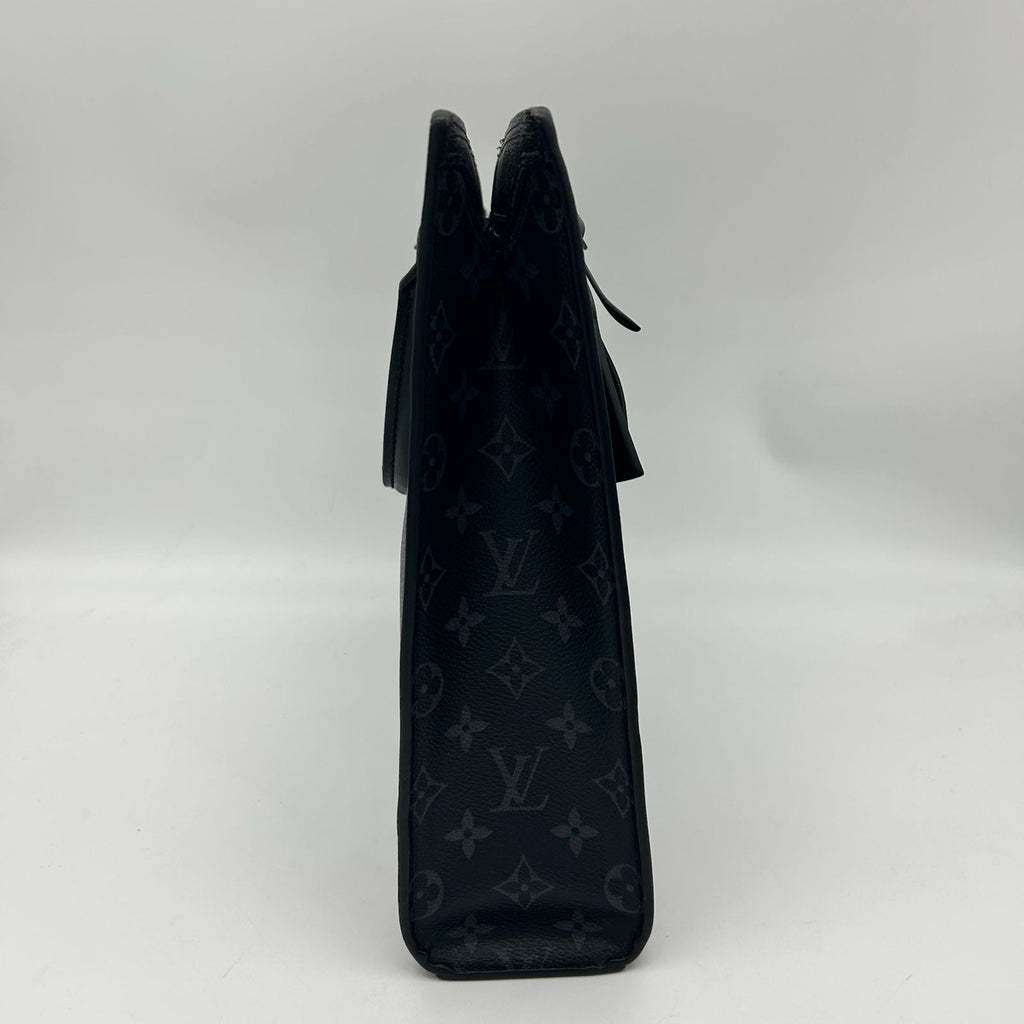 Louis Vuitton Monogram Eclipse Sac Plat Horizontal Zip Tote — view 4
