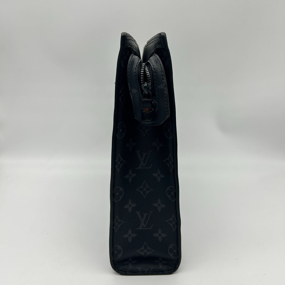 Louis Vuitton Monogram Eclipse Sac Plat Horizontal Zip Tote — view 5
