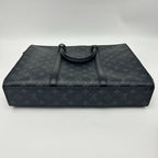 Louis Vuitton Monogram Eclipse Sac Plat Horizontal Zip Tote — view 6