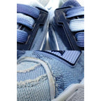 Louis Vuitton Trainer Line Monogram Denim Bleached Sneakers — view 3