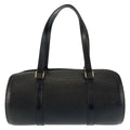 Louis Vuitton Epi Souflo Black Gold Leather Handbag