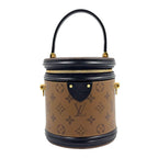 Louis Vuitton Cannes Monogram Reverse 2-Way Shoulder Leather Brown Black