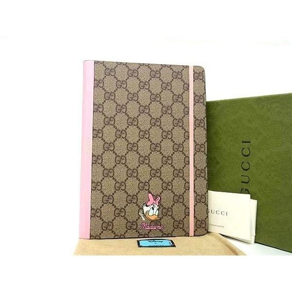 Gucci Disney Collaboration Daisy Duck GG Supreme Notebook Stationery